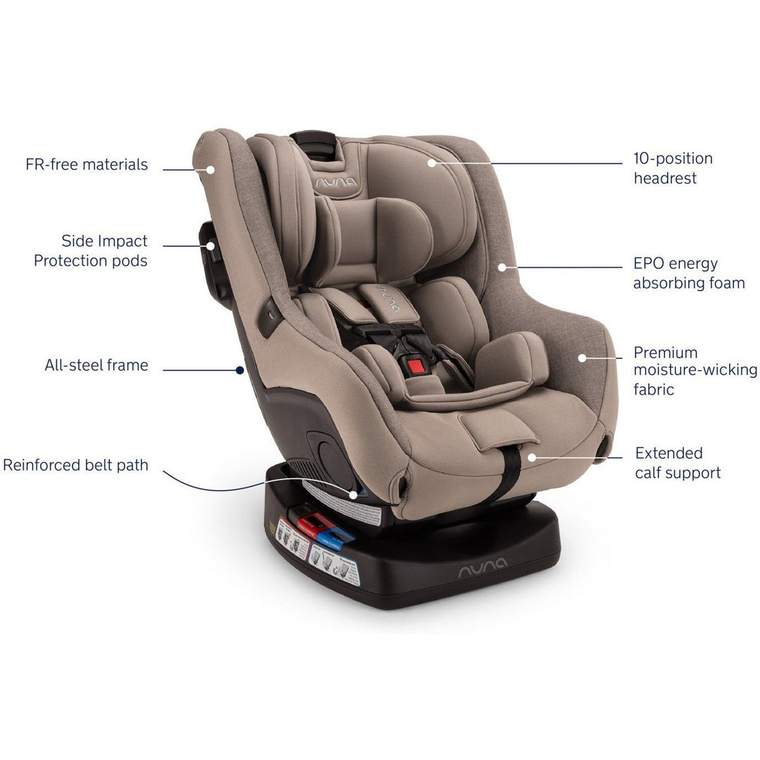 Nuna Rava Fire Retardant-Free Convertible Car Seat