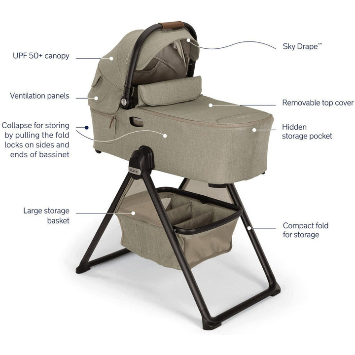 Nuna Demi Next Bassinet + Stand