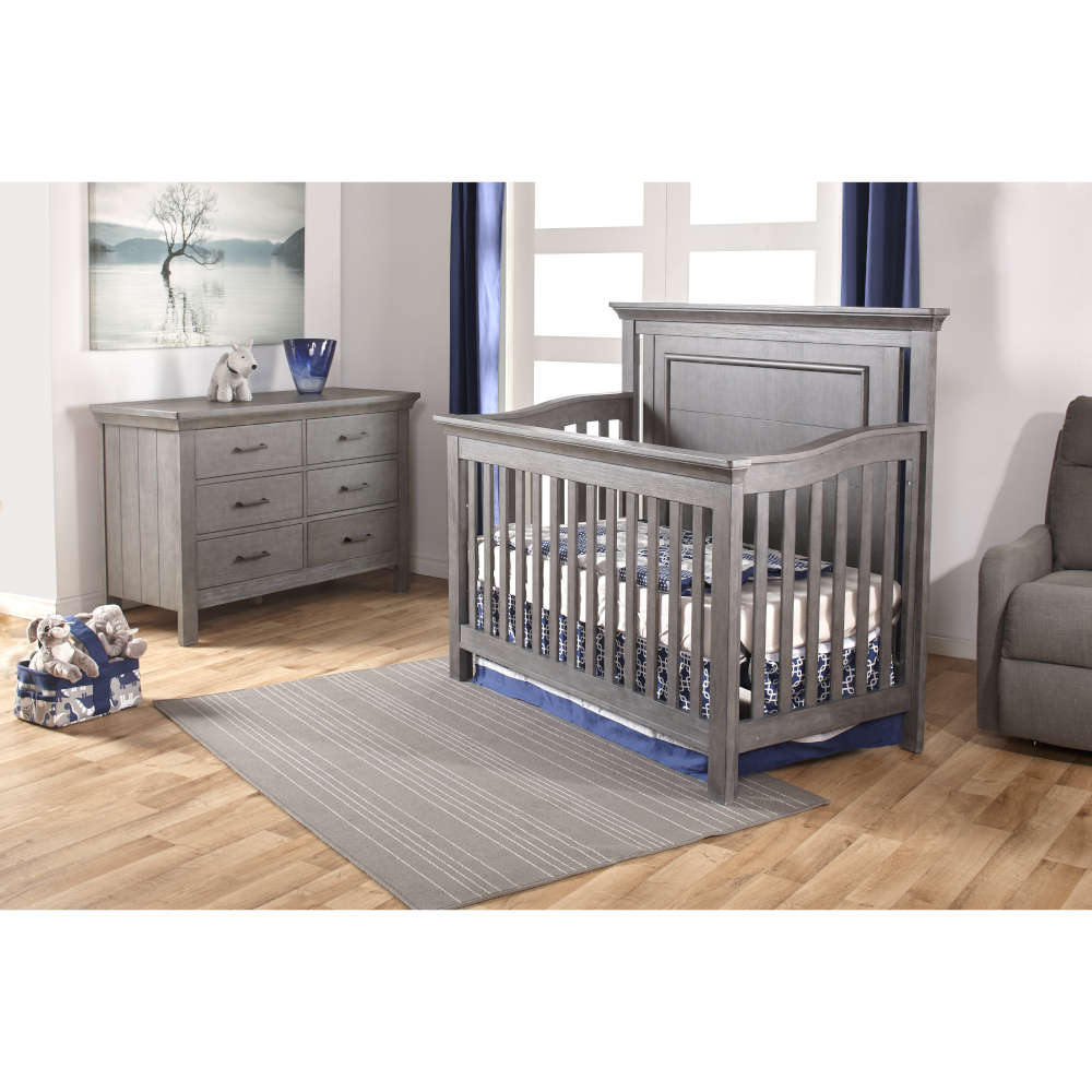 Pali Como Forever Crib + Double Dresser Set