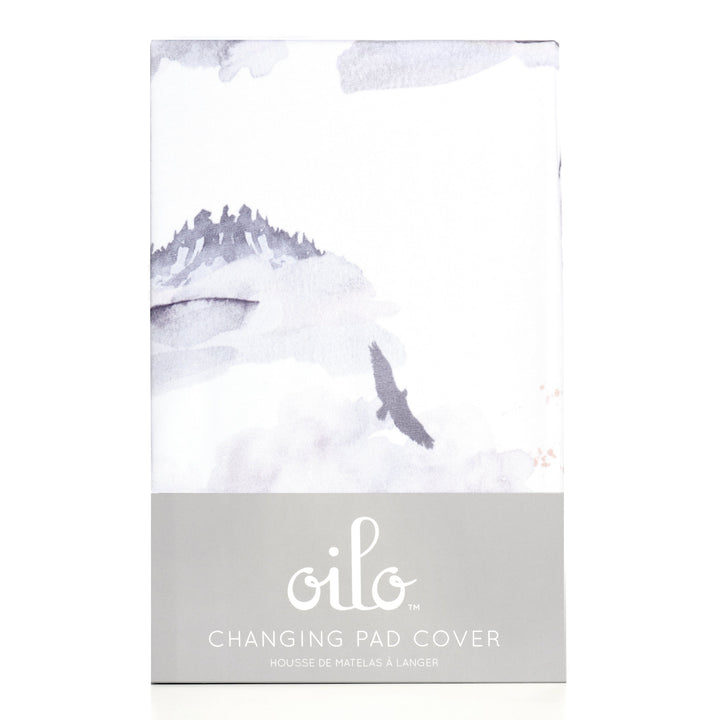 Oilo Misty Mountain Jersey Changing Pad Cover