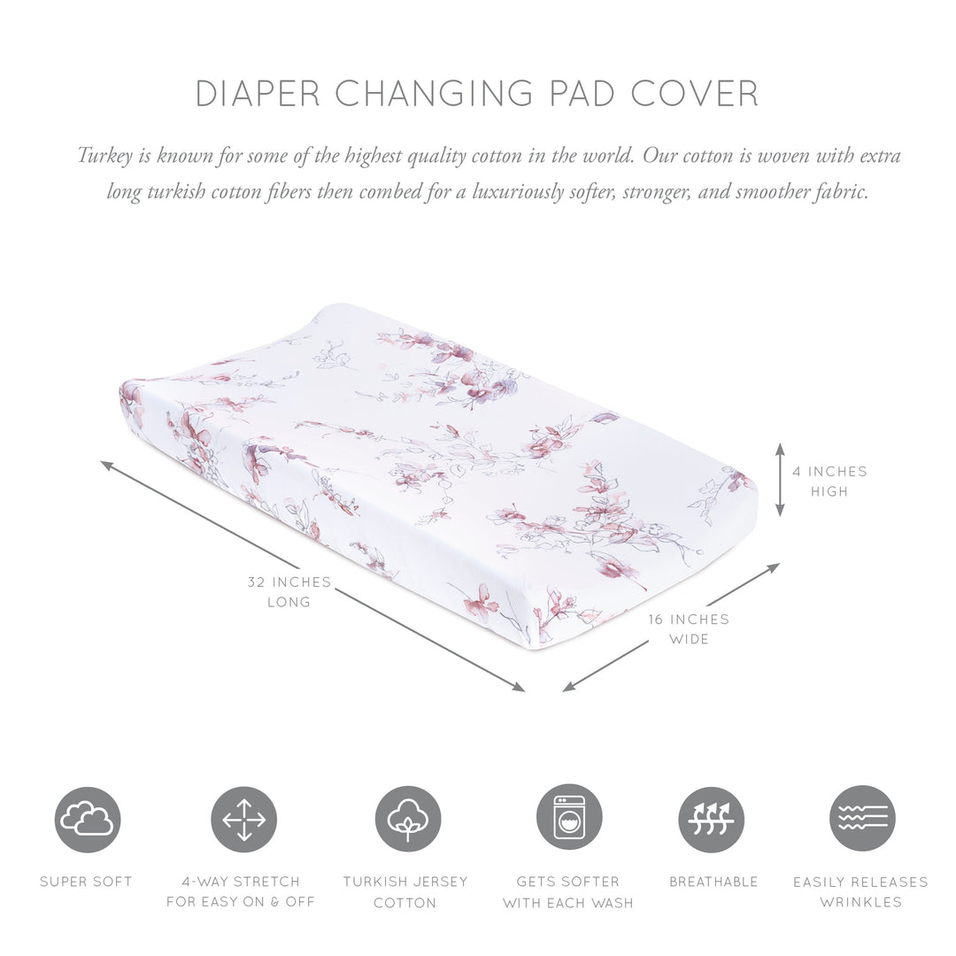 Oilo Bella Jersey Changing Pad Cover