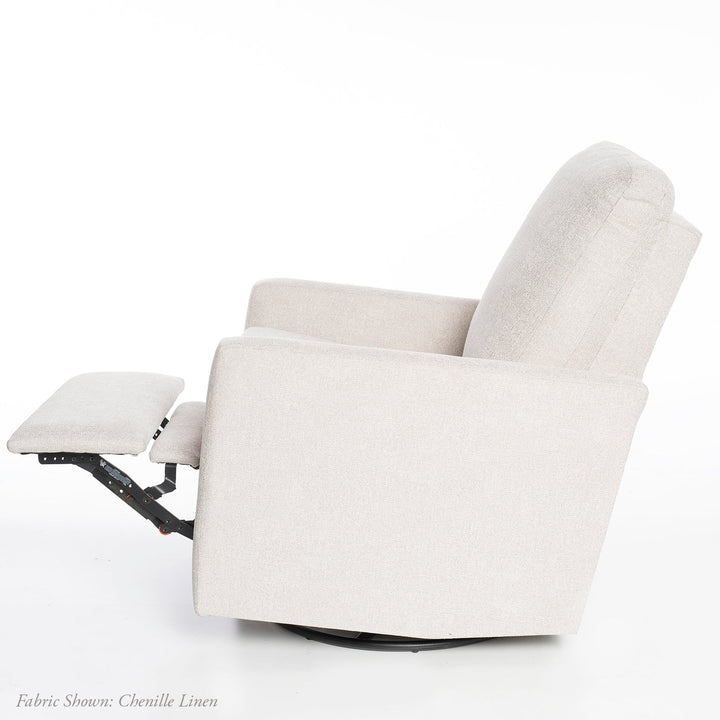 Oilo Drew Recliner + Swivel Nursery Glider