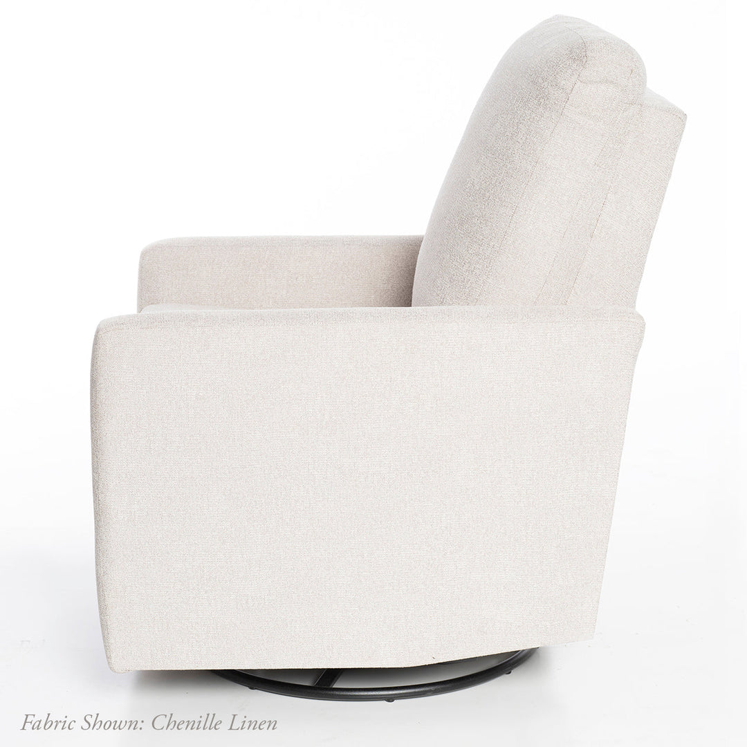 Oilo Drew Recliner + Swivel Nursery Glider