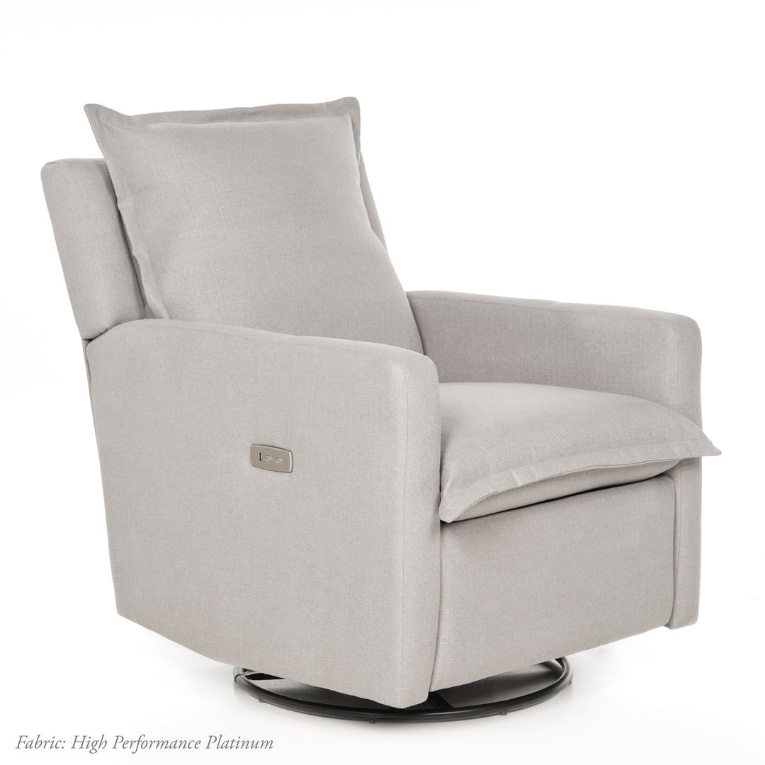 Oilo Flynn Recliner + Swivel Nursery Glider