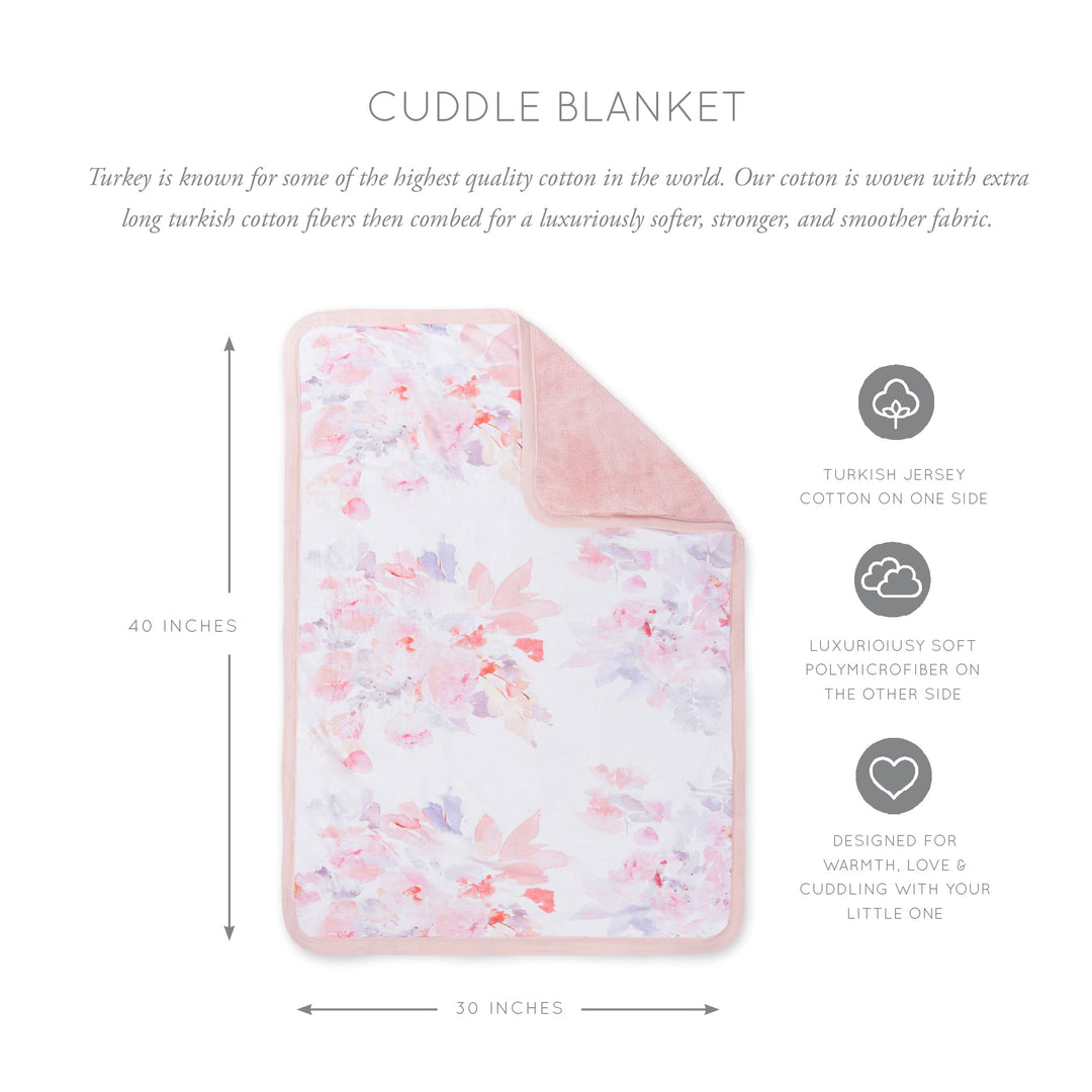 Oilo Prim Floral Cuddle Blanket