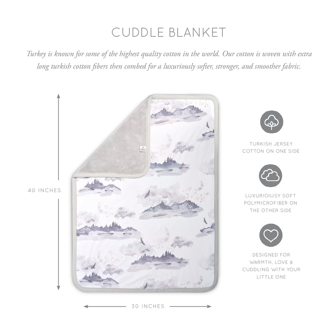 Oilo Misty Mountain Cuddle Blanket