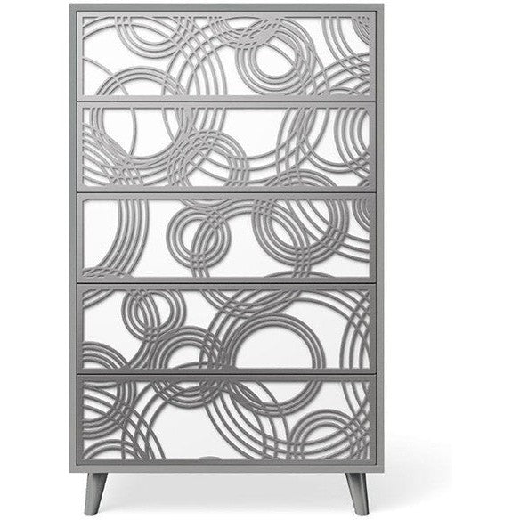 Romina New York Tall Chest (Laser Cut)