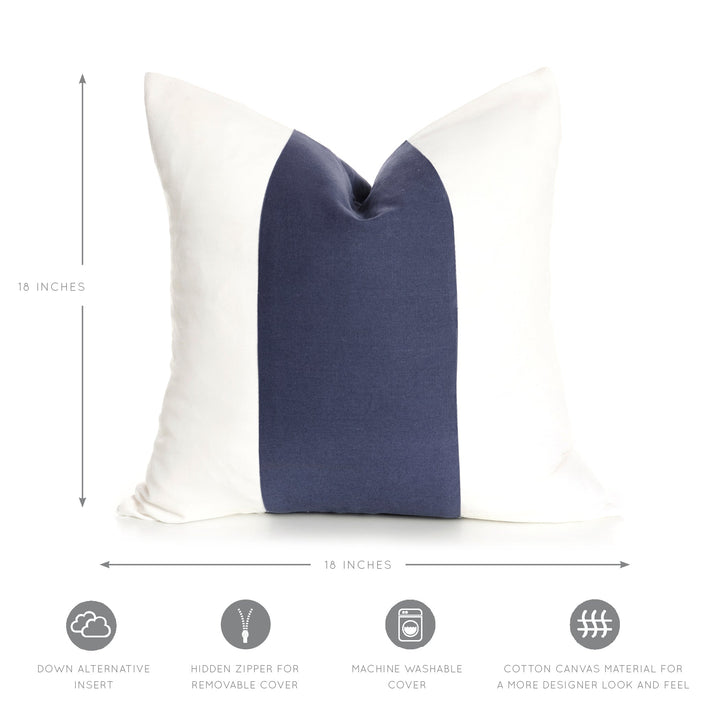 Oilo Indigo Band Pillow