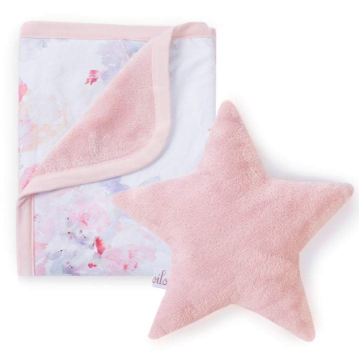 Oilo Prim Cuddle Blanket + Blush Star Pillow