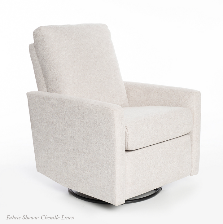 Oilo Drew Recliner + Swivel Nursery Glider