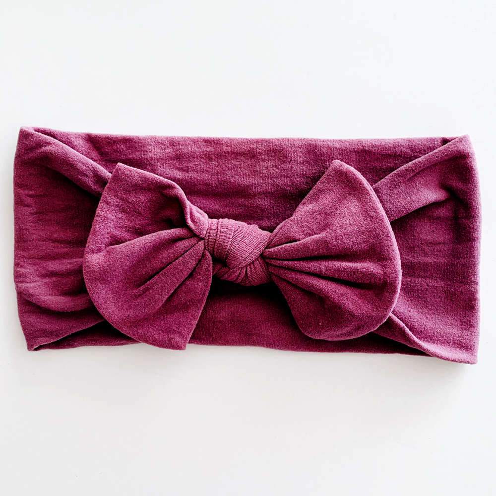 Sugar + Maple Baby Classic Bow Headband