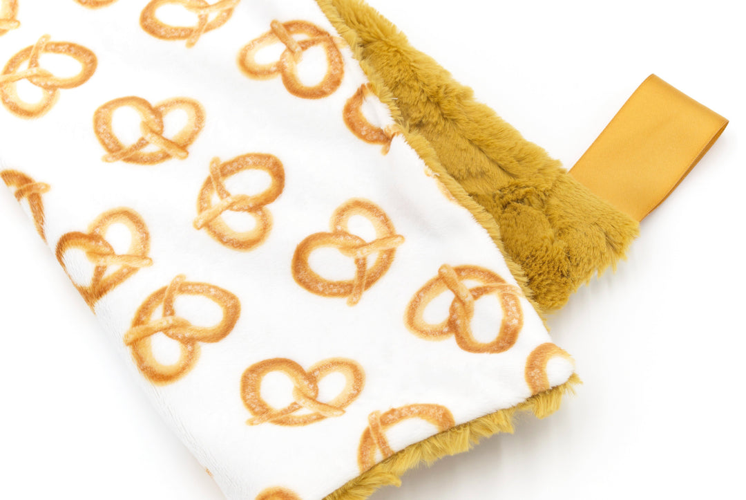 Sugar + Maple Pretzel Minky Lovey